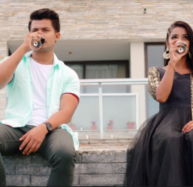 म्युजिक भिडियोमा आकाश र उषाको प्रेम  ( भिडियो )