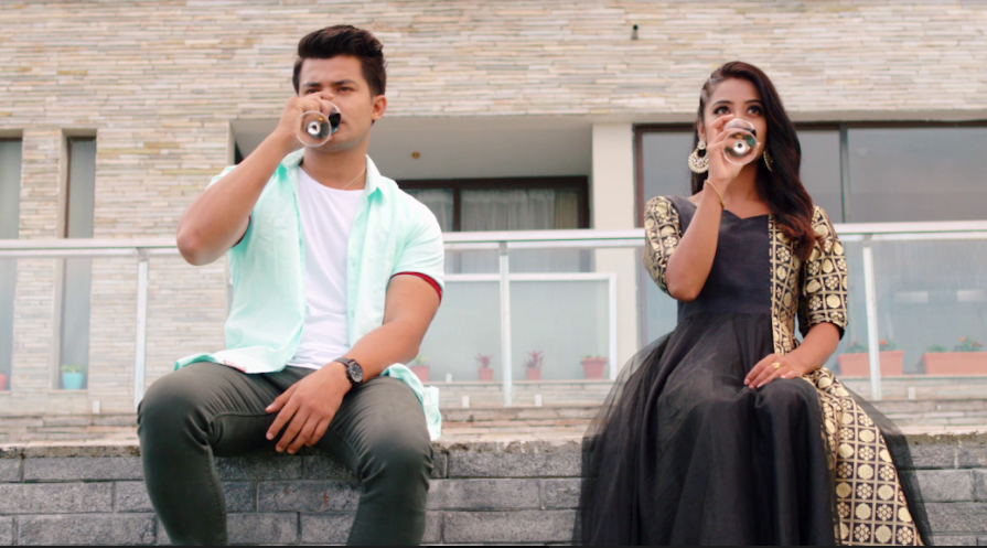 म्युजिक भिडियोमा आकाश र उषाको प्रेम  ( भिडियो )