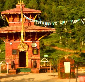 लेले मनकामनामाई मन्दिर निर्माणको काम १५ वर्षदेखि जारी