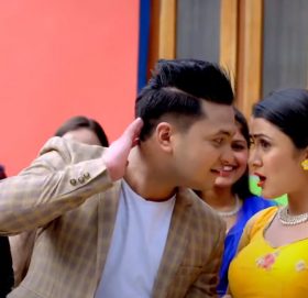 ‘बाजा तालमा’ निर्मल र पुजनको रोमान्स्