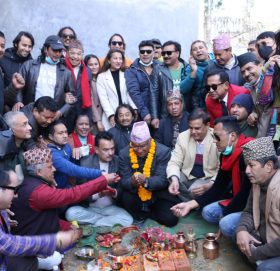 नेपाल चलचित्र कलाकार संघको भवन शिलान्यास