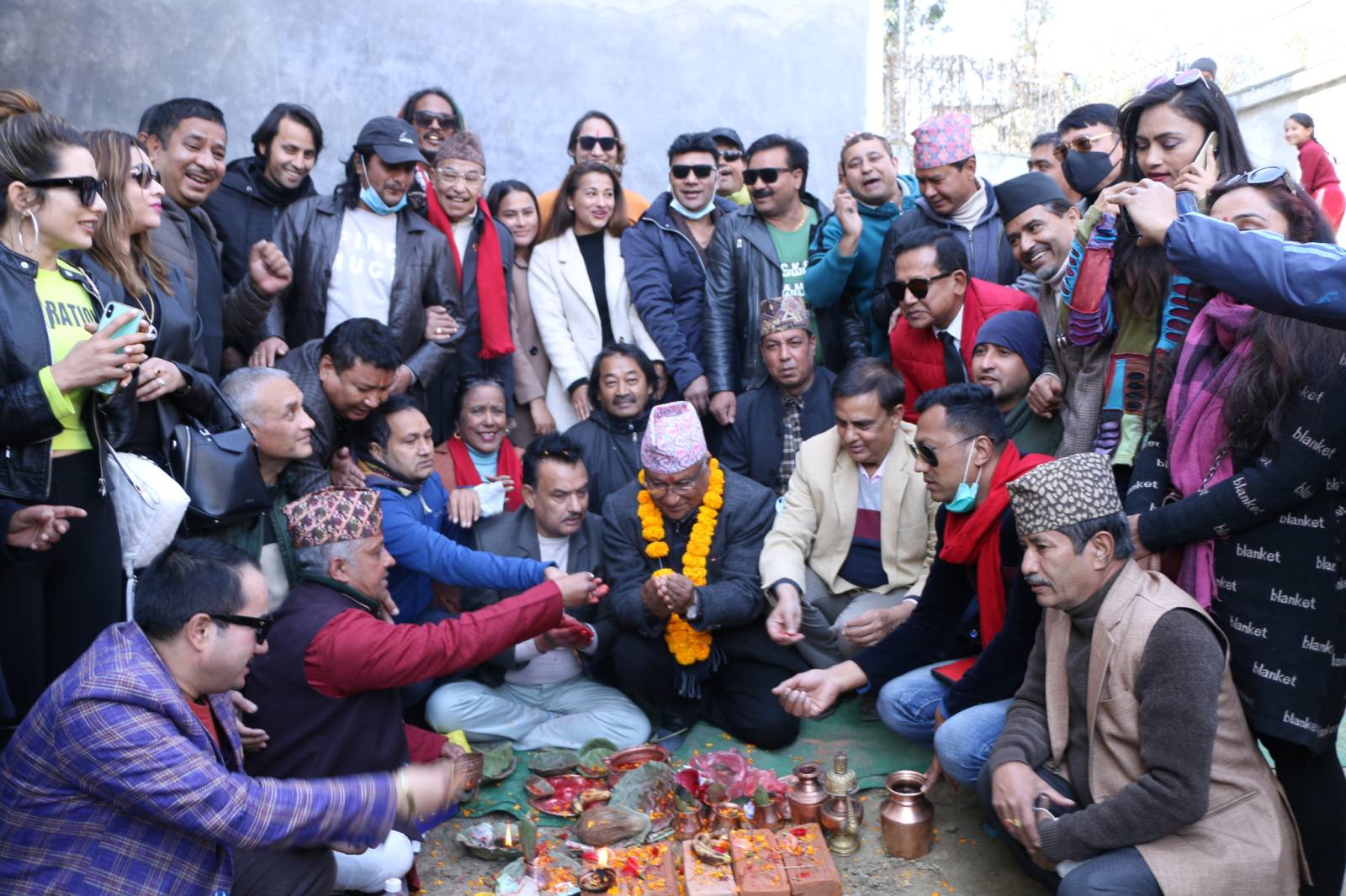 नेपाल चलचित्र कलाकार संघको भवन शिलान्यास