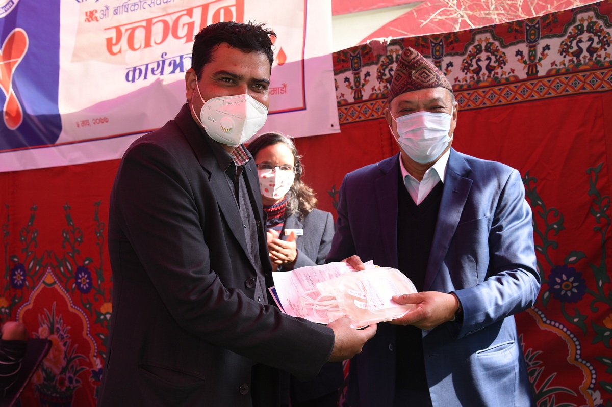 राष्ट्रिय वाणिज्य बैंकको ५६ औं वार्षिकोत्सवको अवसरमा रक्तदान कार्यक्रम सम्पन्न