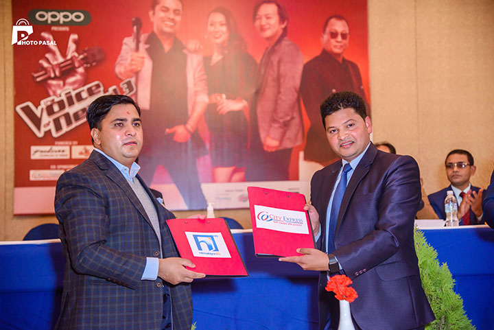 सिटी एक्सप्रेस मनी ट्रान्सफर बन्यो भोईस अफ नेपाल सिजन ३ को सह प्रायोजक