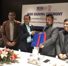 लर्डबुद्ध एजुकेसन फाउन्डेसन र एक्यानबीच समझदारी
