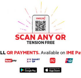 आइएमई पे एपबाट सबै क्युआर स्क्यान गर्न मिल्ने