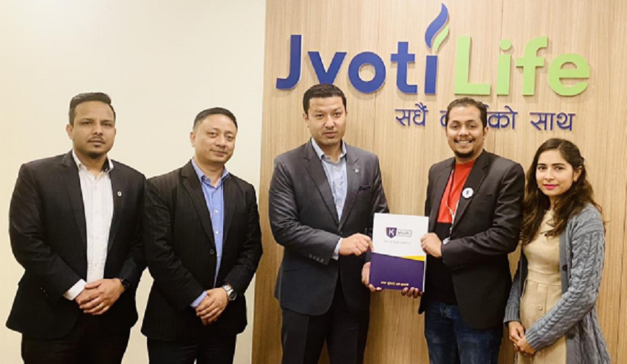 ज्योति लाईफको वैदेशिक रोजगारी म्यादी बीमा अब खल्ती डिजिटल वालेटबाट