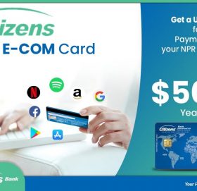 सिटिजन्स बैंकले शुरु गर्यो ‘युएसडी ई–कम’ कार्ड