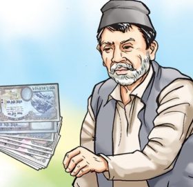 वृद्ध भत्ता चार हजार पुग्यो