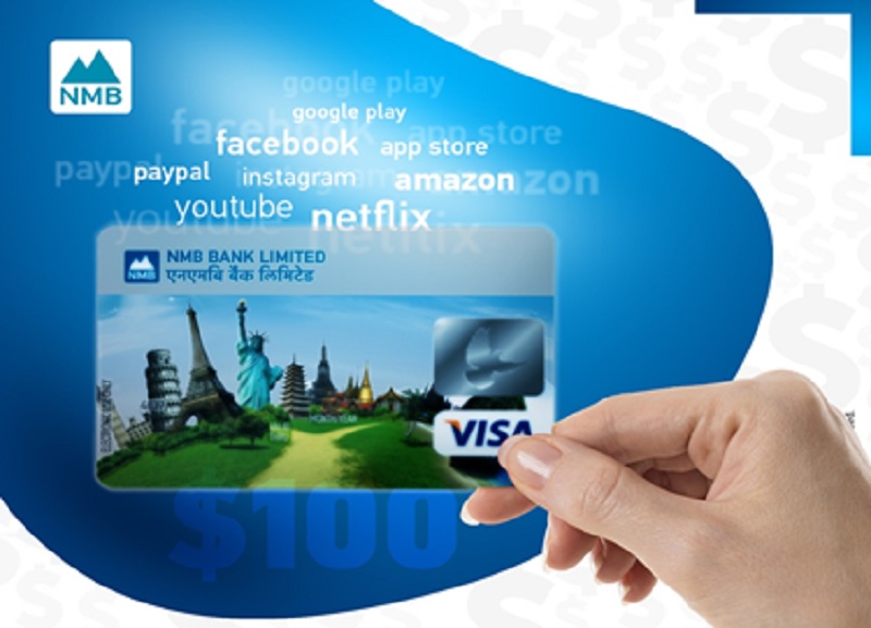 एनएमबि बैंकको प्रिपेड डलर कार्ड अब अनलाईनबाटै