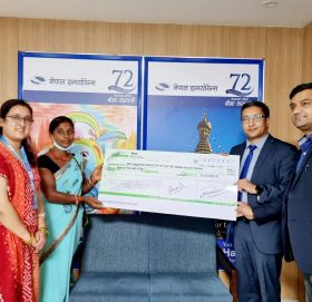 नेपाल ईन्स्योरेन्स कम्पनीबाट मृत्यु दाबी रकम भुक्तानी