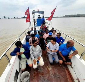 देशकै ठूलो मानवनिर्मित तालमा चल्न थाल्यो जेटबोट