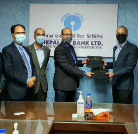 नेपाल एसबिआई र आइसिएफसी फाइनान्सबीच सम्झौता
