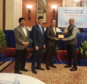 नेपाल एसबिआई बैंकद्वारा बेस्ट प्रेजेन्टेड अन्युअल रिपार्ट २०२० प्राप्त