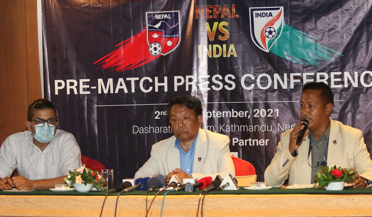 नेपाल र भारतबीचको मैत्रीपूर्ण फुटबलमा दर्शकलाई प्रवेश दिइने