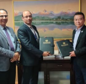 नेपाल एसबिआई बैंक र पोखरा फाइनान्सबीच सम्झौता