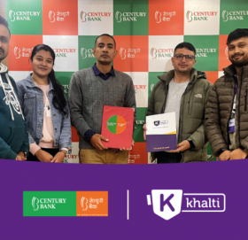 सेन्चुरी बैंकको खाता ‘खल्ती’ मा लिङ्क गर्दा एक सय रुपैयाँ बोनससँगै स्मार्टफोन जित्ने मौका