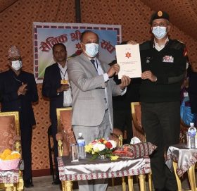 राष्ट्रिय वाणिज्य बैंकले नेपाली सेनामा कार्यरत सकल दर्जाहरुलाई सहुलियतपूर्ण आवास कर्जा दिने