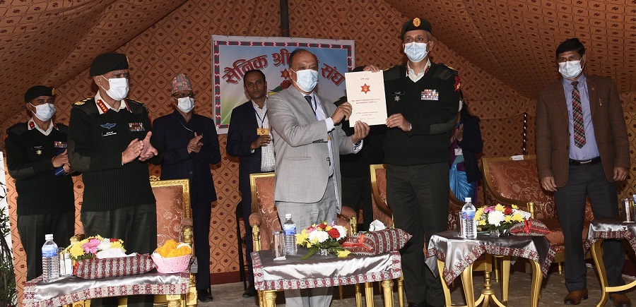 राष्ट्रिय वाणिज्य बैंकले नेपाली सेनामा कार्यरत सकल दर्जाहरुलाई सहुलियतपूर्ण आवास कर्जा दिने