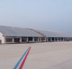 गौतमबुद्ध विमानस्थलमा एरो थाईले क्यालिब्रेसन फ्लाइट गर्ने