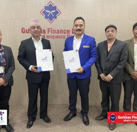 नेशनल बैंकिङ्ग इन्ष्टिच्युट लि. र गोर्खाज फाइनान्स बीच सम्झौता