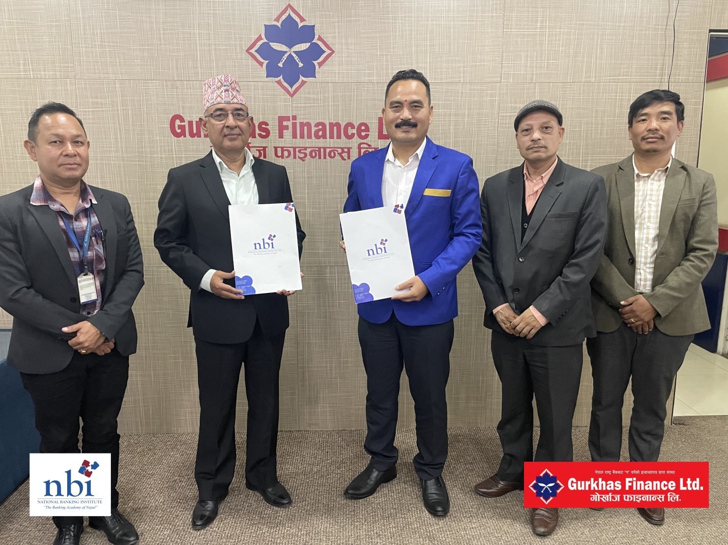 नेशनल बैंकिङ्ग इन्ष्टिच्युट लि. र गोर्खाज फाइनान्स बीच सम्झौता