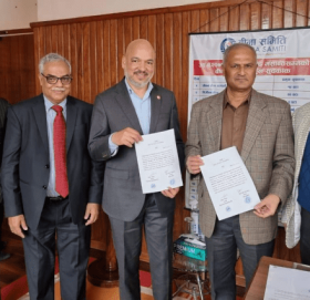 हिमालयन रि इन्स्योरेन्सका अध्यक्ष गोल्छाले शपथ लिए