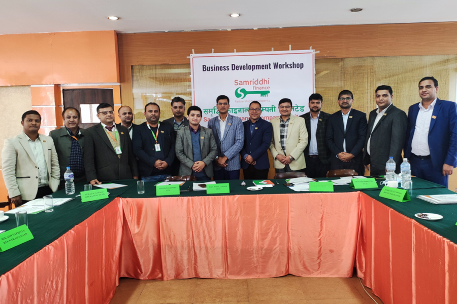 समृद्धि फाइनान्सको विजनेस डेभ्लपमेन्ट वर्कशप सम्पन्न