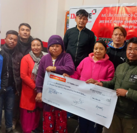 आइएमई लाइफ इन्स्योरेन्सद्वारा मृत्यु दाबी रकम भुक्तानी