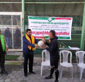 अन्तर सहकारी मैत्रीपूर्ण फुट्सल प्रतियोगिता आजबाट सुरु