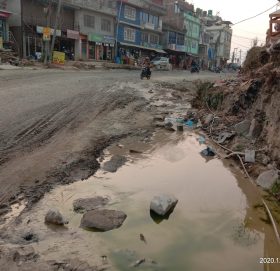 अझै बनेन चाबहिल–जोरपाटी–साँखु सडक