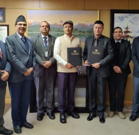 नेपाल एसबिआई बैंक र प्रोग्रेसिभ फाइनान्सबिच सम्झौता