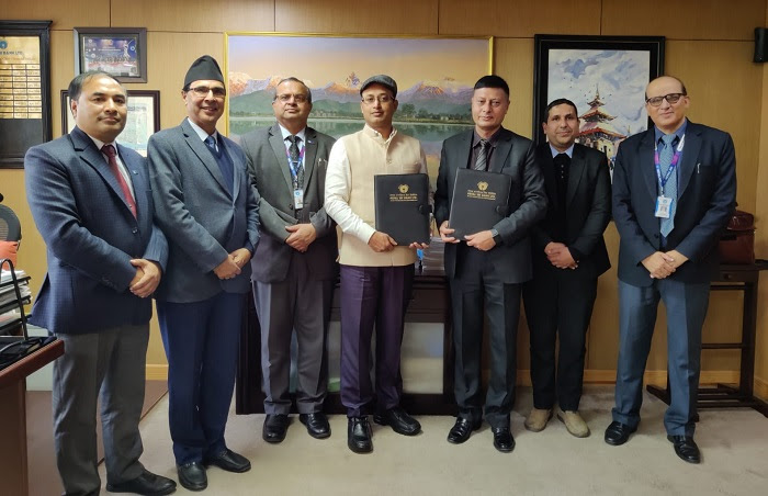 नेपाल एसबिआई बैंक र प्रोग्रेसिभ फाइनान्सबिच सम्झौता