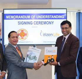 सिटिजन लाइफ इन्स्योरेन्स र ओम हस्पिटल बिच सम्झौता