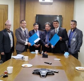 एनएमबि बैंक र रेमिट हाइड्रो बीच परियोजना लगानी समझदारी पत्रमा हस्ताक्षर