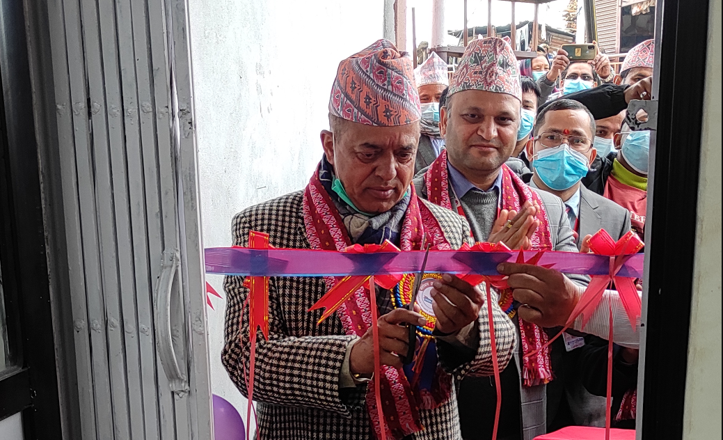 ग्लोबल आइएमई बैंकको ५०औँ एक्सटेन्सन काउन्टर गोरखाको चित्रेपोखरीमा