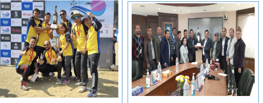 कर्पोरेट बिच क्रिकेटको उपाधि माछापुच्छ्रेलाई