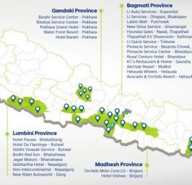 देशभर ४० स्थानमा हुन्डाईको चार्जिङ स्टेशन