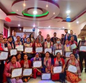 सिटिजन लाइफको पाल्पा शाखाले गर्यो लिडर्सहरुलाई सम्मान