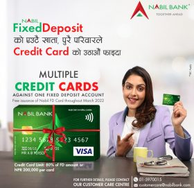 नारी दिवसको अवसरमा नबिल बैंकको “नबिल एफडी कार्ड” योजना