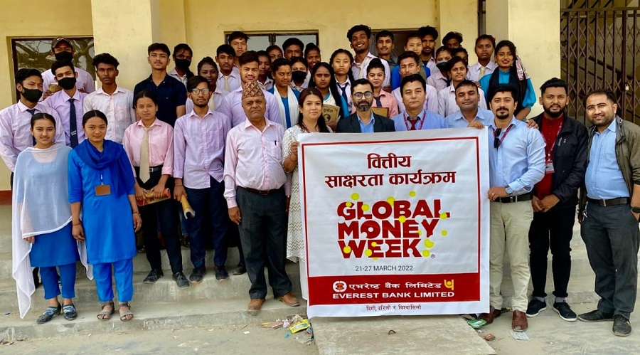 एभरेष्ट बैंकले मनायो ‘ग्लोबल मनी वीक–२०२२’