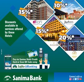 सानिमा बैंकको र्याडिसन होटल, द एभरेष्ट होटल, होटल अकामा र अलफ्ट काठमाडौं ठमेल बीच सम्झौता