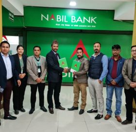 नबिल बैंक र नेपाल मोबाइल वितरक संघबीच सम्झौता