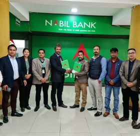 नबिल बैंक र नेपाल मोबाइल वितरक संघबीच सम्झौता