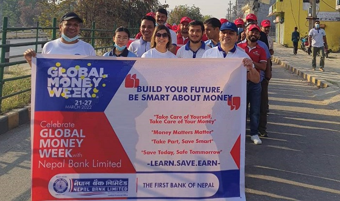 नेपाल बैंकले देशैभरि मनायो ग्लोबल मनि विक