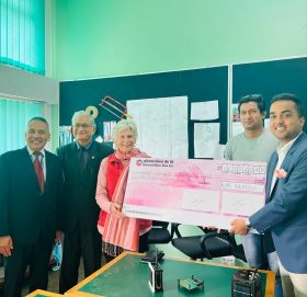 मुक्तिनाथ विकास बैंकद्धारा आईयू क्यूबस्याटस् स्याटेलाईट निर्माण गर्नका लागि सहयोग