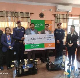 सेञ्चुरी बैंकद्धारा भक्तपुर जिल्ला सि.सि.टि.भि.जडान समितिलाई आर्थिक सहयोग काभे्रमा जेष्ठ नागरिक सेवा केन्द्रलाई फर्निचर सहयोग