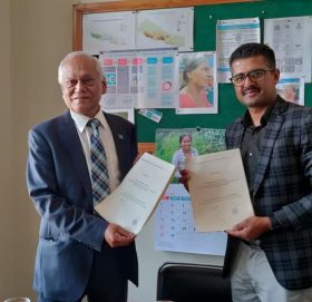 बैंक अफ काठमाण्डू र हेफर नेपालबीच सम्झौता