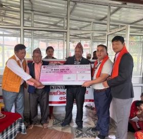 मुक्तिनाथ विकास बैंकद्वारा कपिलवस्तुमा गुरुकुलको भवन बनाउन सहयोग