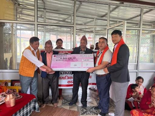 मुक्तिनाथ विकास बैंकद्वारा कपिलवस्तुमा गुरुकुलको भवन बनाउन सहयोग